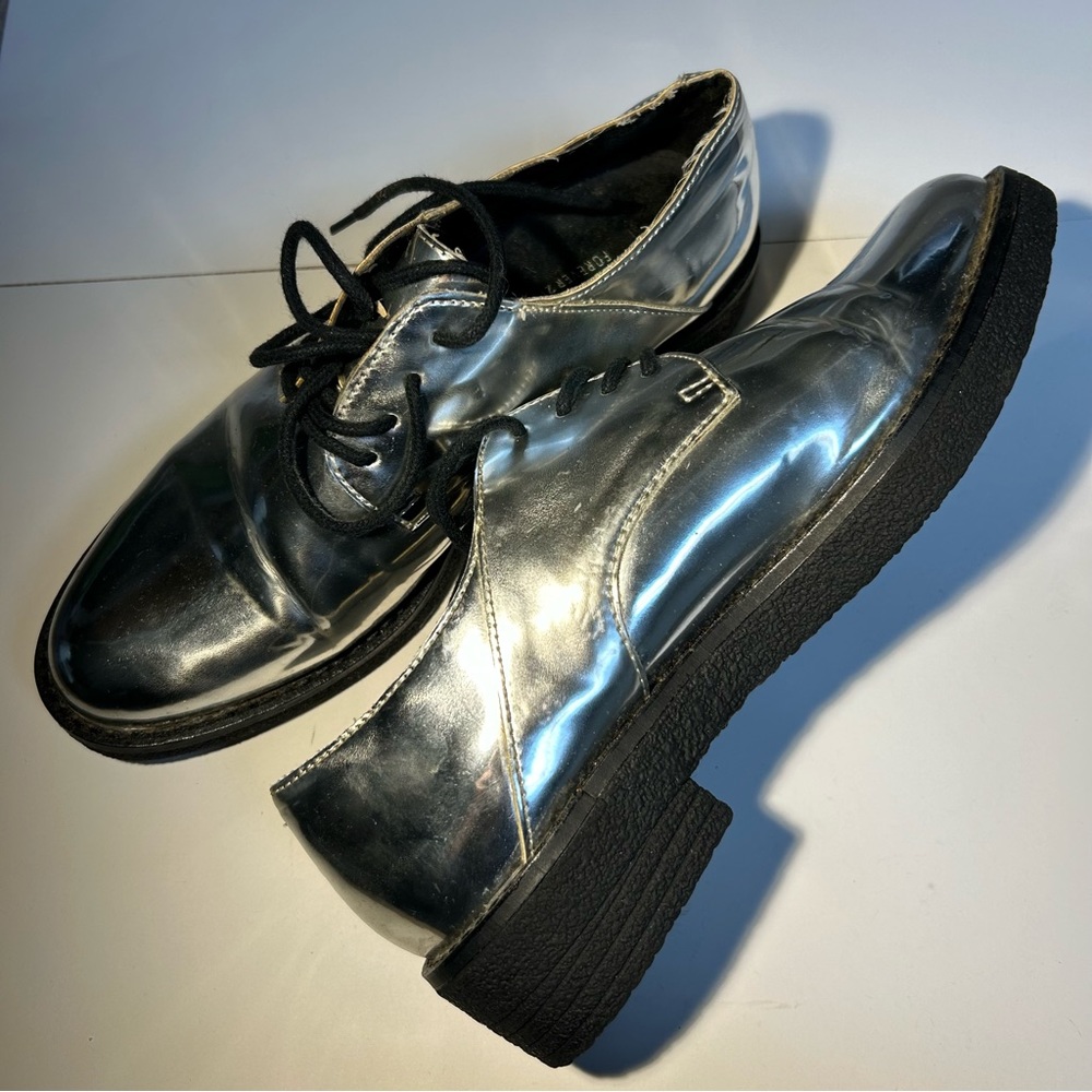 SILVER LOAFERS